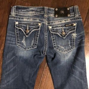 Miss Me skinny jeans. Size 27. Straight leg. Stretch